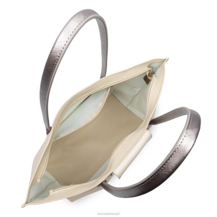 mulheres Lancaster Paris bege-cru-ou rosa bolsa grande maia RBF4713