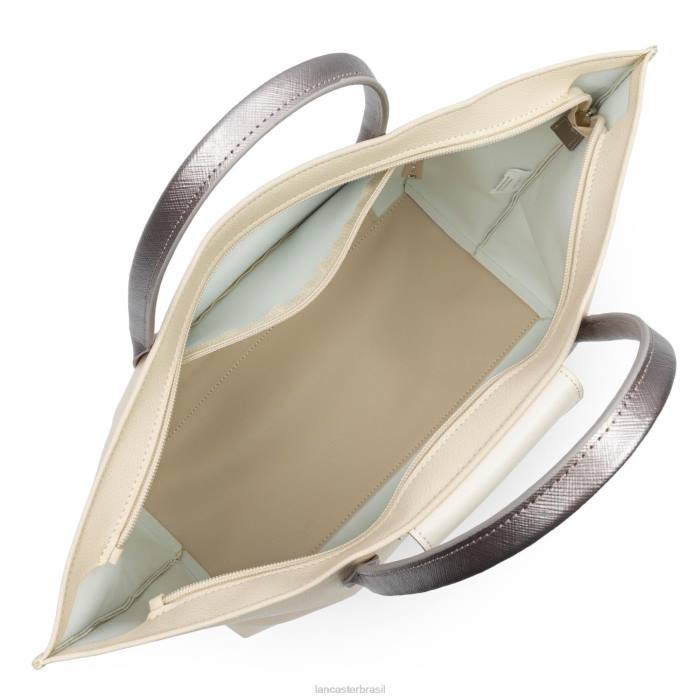 mulheres Lancaster Paris bege-cru-ou rosa bolsa grande maia RBF4721