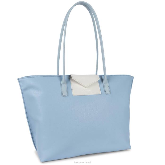 mulheres Lancaster Paris bleu ciel-ivoire-bleu cendre bolsa grande maia RBF4714