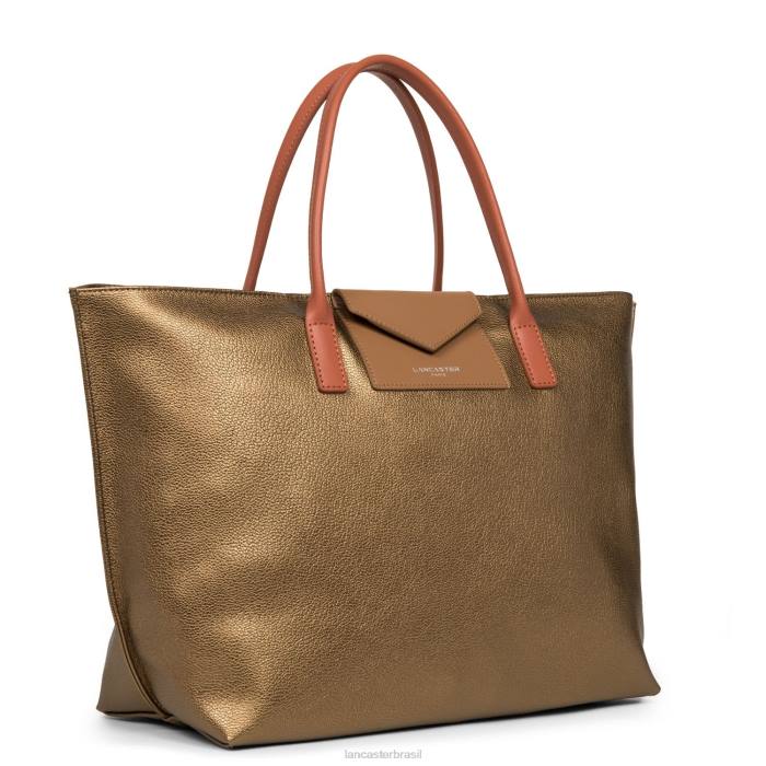 mulheres Lancaster Paris bronze-camelo-potiron bolsa grande maia RBF4730