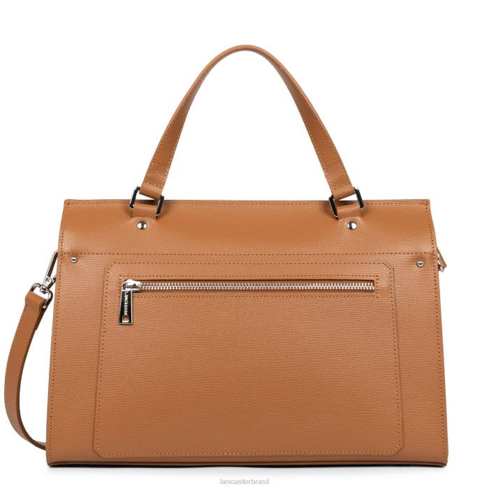 mulheres Lancaster Paris camelo bolsa grande serra RBF44468
