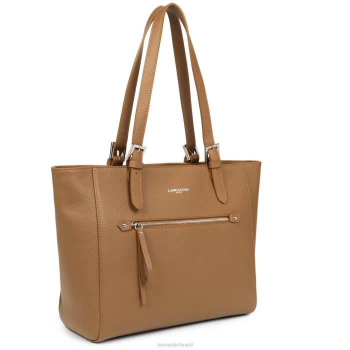 mulheres Lancaster Paris camelo bolsa tote firenze RBF44517