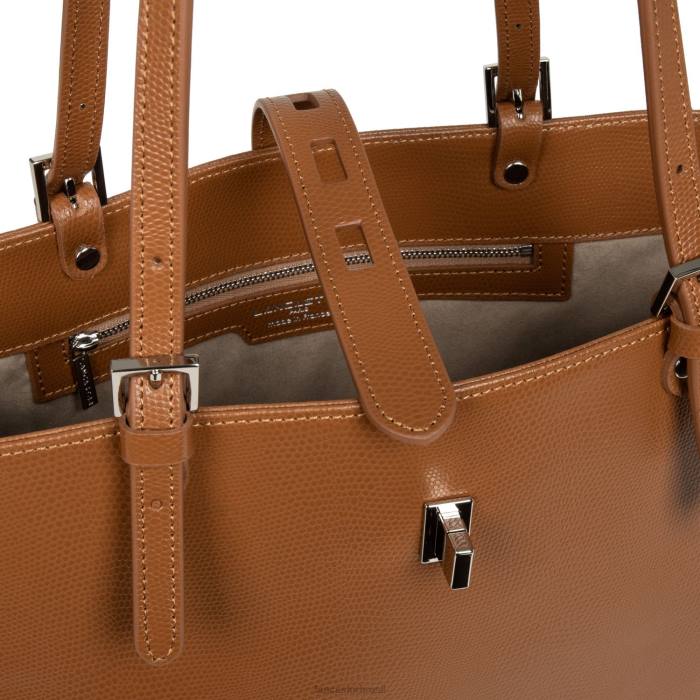 mulheres Lancaster Paris camelo bolsa tote lucertola RBF44357