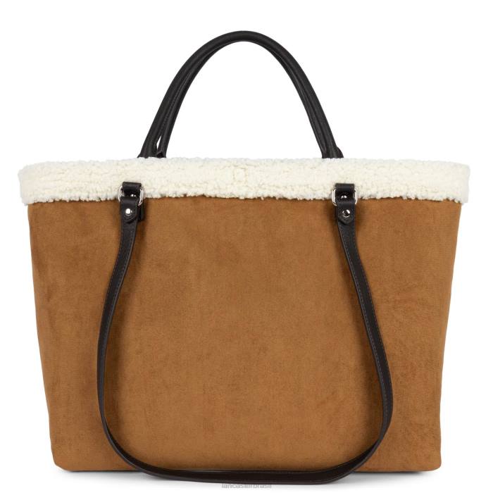 mulheres Lancaster Paris camelo bolsa tote polaire consciente RBF44488