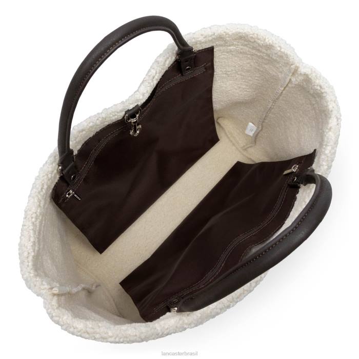 mulheres Lancaster Paris camelo bolsa tote polaire consciente RBF44488