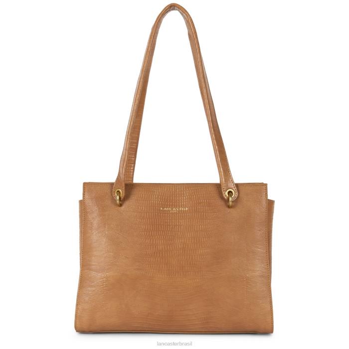 mulheres Lancaster Paris camelo-lezard sacola exótica lezard & croco cn RBF43245