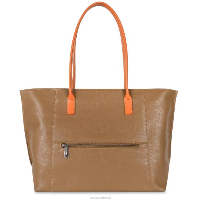 mulheres Lancaster Paris camelo-natureza-laranja bolsa grande maia RBF4699