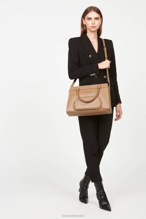 mulheres Lancaster Paris camelo sacola grande duna RBF44498