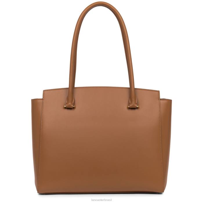 mulheres Lancaster Paris camelo sacola lisa ou RBF44382