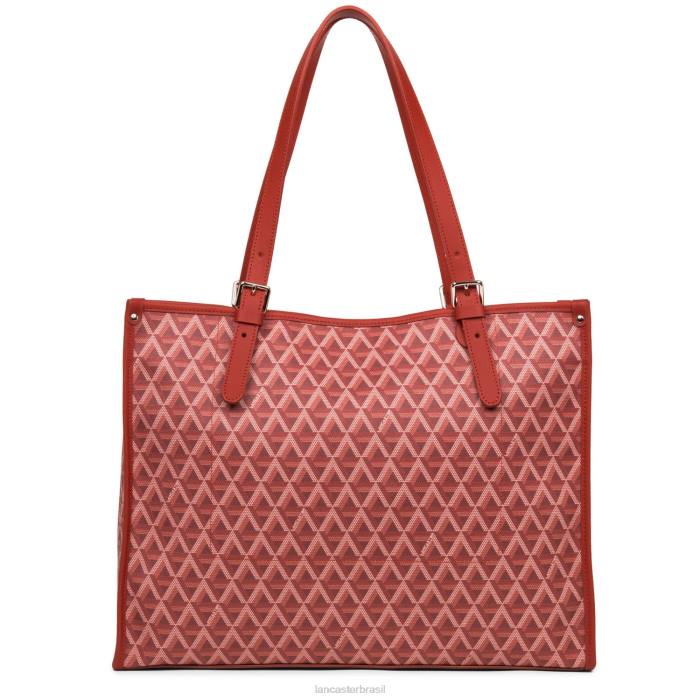 mulheres Lancaster Paris carmim m ícone de sacola RBF43873