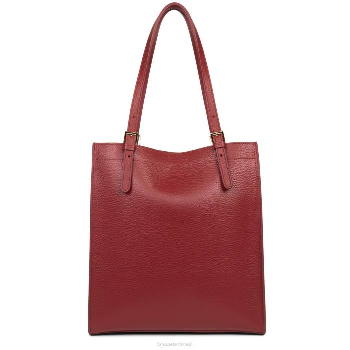 mulheres Lancaster Paris carmin-em-blush bolsa tote foulonne dupla RBF43363