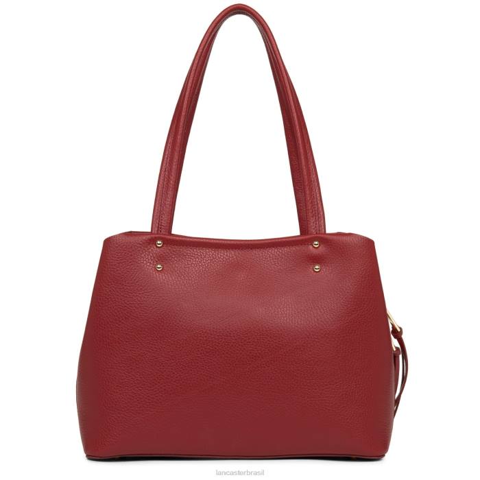 mulheres Lancaster Paris carmin-em-blush m tote bag foulonne duplo RBF42927