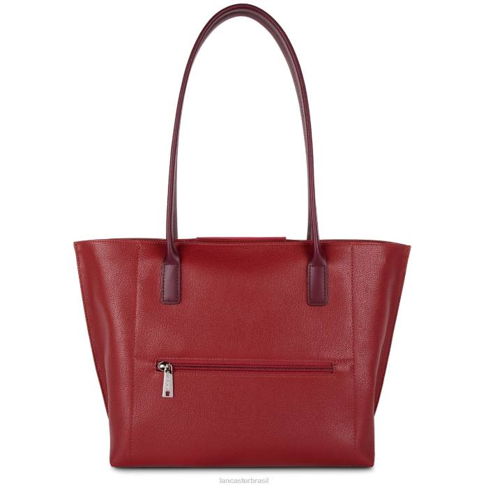 mulheres Lancaster Paris carmin-framboise-pourpre bolsa tote maya RBF42845