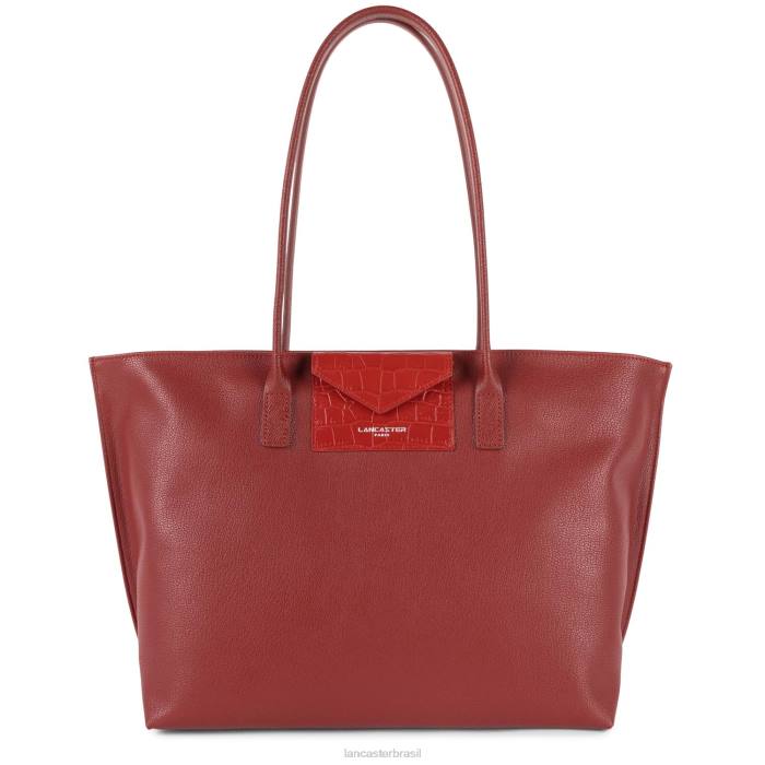 mulheres Lancaster Paris carmin-rouge-carmin bolsa grande maia RBF4695