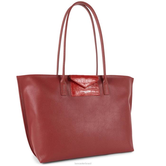 mulheres Lancaster Paris carmin-rouge-carmin bolsa grande maia RBF4695