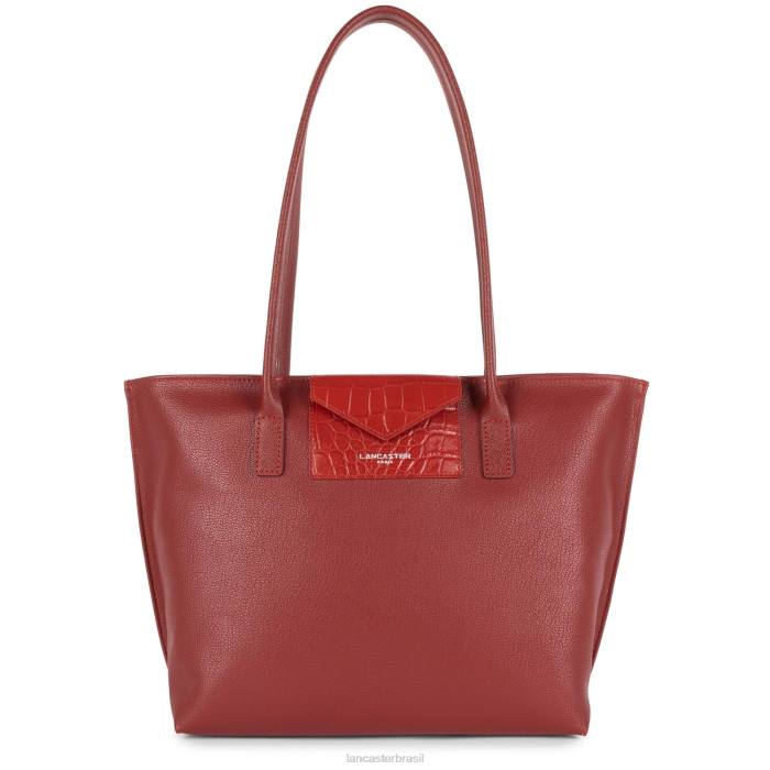 mulheres Lancaster Paris carmin-rouge-carmin bolsa tote maya RBF42851