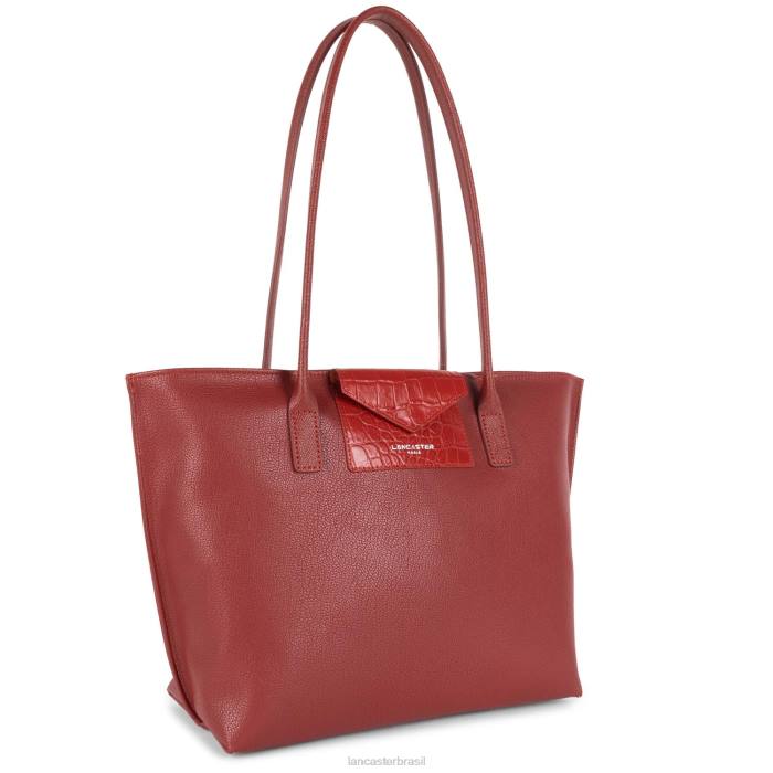 mulheres Lancaster Paris carmin-rouge-carmin bolsa tote maya RBF42851