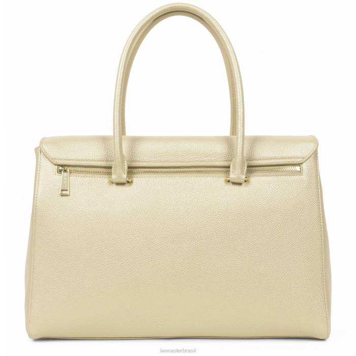 mulheres Lancaster Paris champanhe bolsa tote extra grande foulonne milano RBF42681