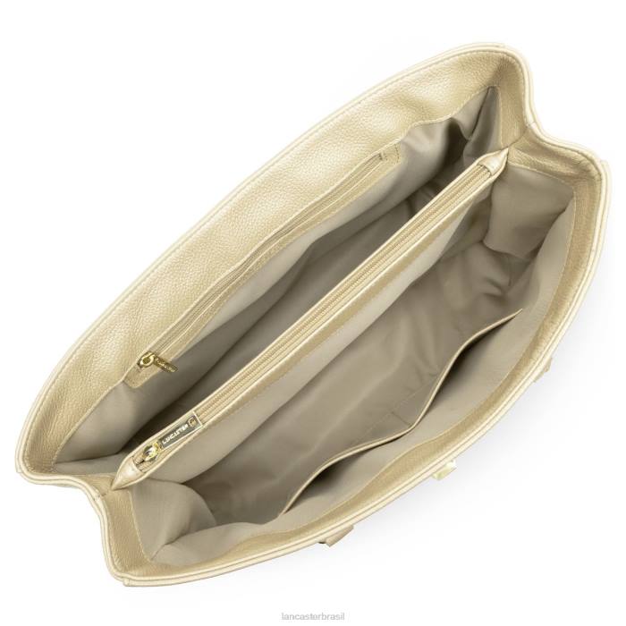 mulheres Lancaster Paris champanhe bolsa tote extra grande foulonne milano RBF42681