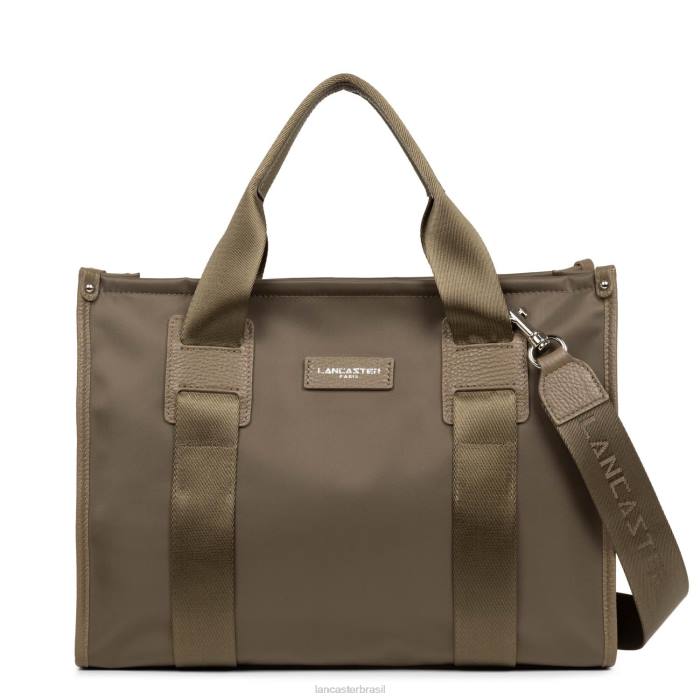 mulheres Lancaster Paris cinza m sacola faculdade básica RBF44470