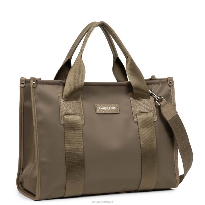 mulheres Lancaster Paris cinza m sacola faculdade básica RBF44470