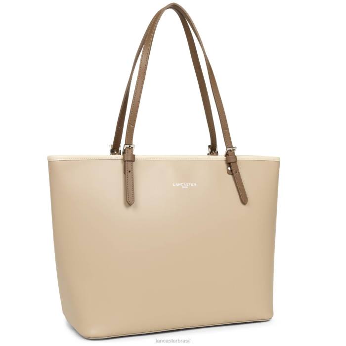 mulheres Lancaster Paris clair-vison nua bolsa grande lisa RBF43123