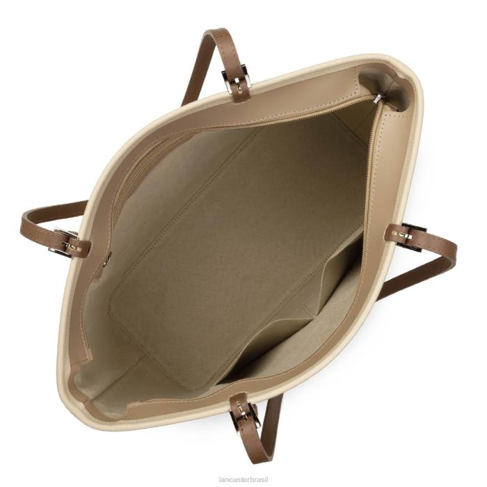 mulheres Lancaster Paris clair-vison nua bolsa grande lisa RBF43123