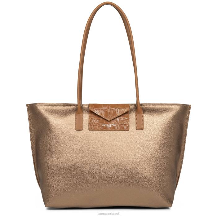 mulheres Lancaster Paris cuivre-noisette-camelo bolsa grande maia RBF4706