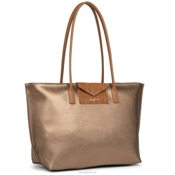 mulheres Lancaster Paris cuivre-noisette-camelo bolsa grande maia RBF4706