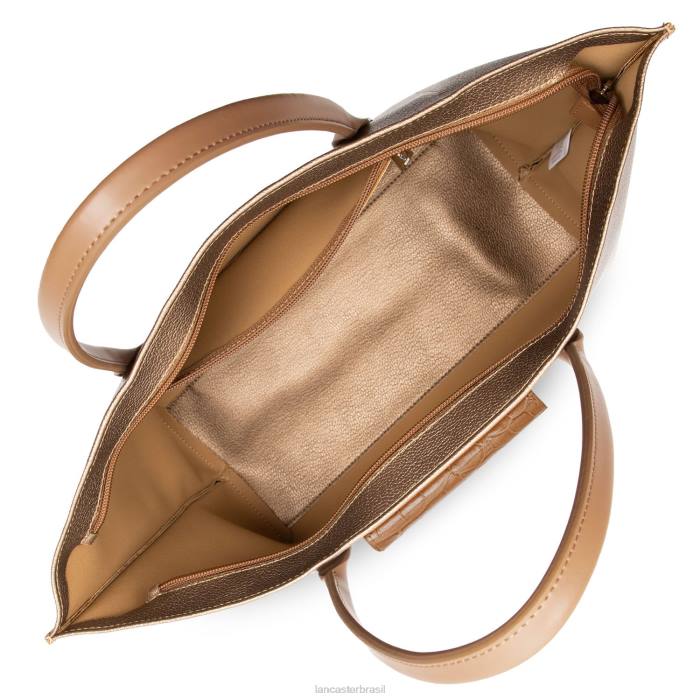mulheres Lancaster Paris cuivre-noisette-camelo bolsa grande maia RBF4744