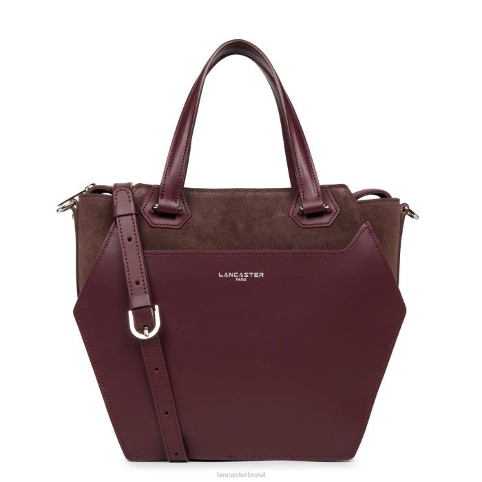 mulheres Lancaster Paris derramar bolsa tote grande lisa ruche RBF43522