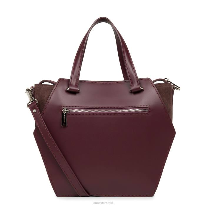 mulheres Lancaster Paris derramar bolsa tote grande lisa ruche RBF43522