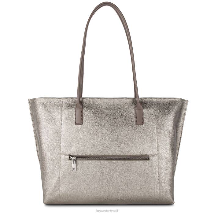 mulheres Lancaster Paris etain-galet-taupe bolsa grande maia RBF4708
