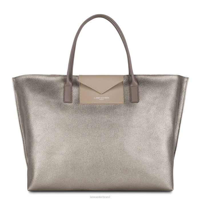 mulheres Lancaster Paris etain-galet-taupe bolsa grande maia RBF4745