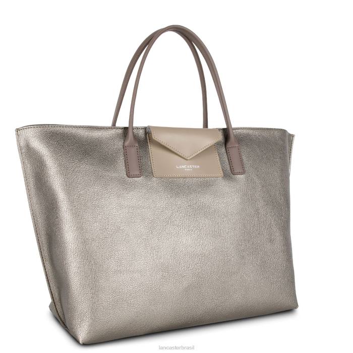mulheres Lancaster Paris etain-galet-taupe bolsa grande maia RBF4745