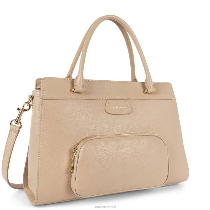mulheres Lancaster Paris fonte bege sacola grande duna RBF44496