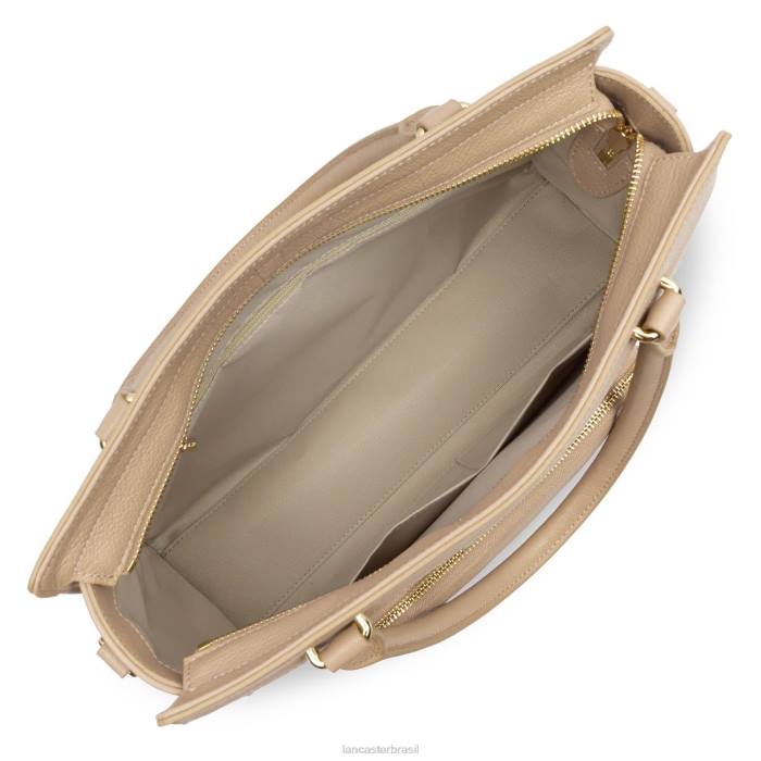 mulheres Lancaster Paris fonte bege sacola grande duna RBF44496