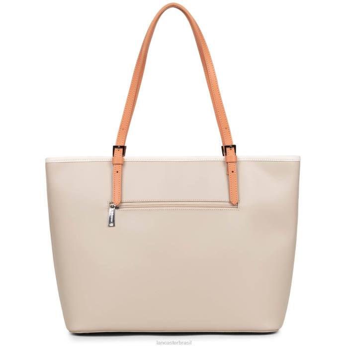 mulheres Lancaster Paris galet rosa-cru-paixão bolsa grande lisa RBF43137