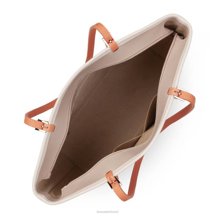 mulheres Lancaster Paris galet rosa-cru-paixão bolsa grande lisa RBF43137