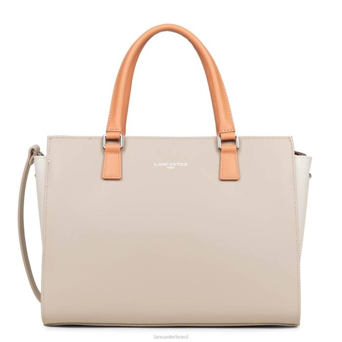 mulheres Lancaster Paris galet rosa-cru-paixão bolsa grande lisa RBF43139
