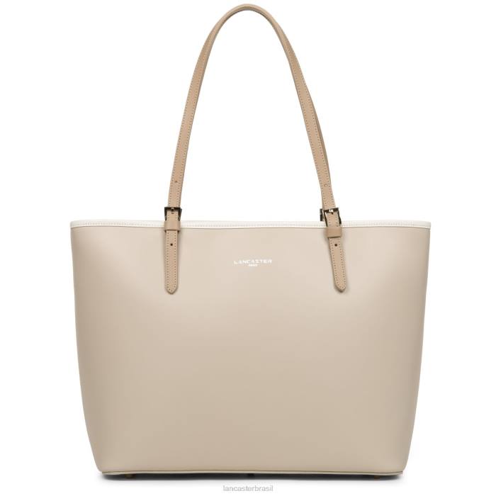 mulheres Lancaster Paris galet rose-cru-nude bolsa grande lisa RBF43131