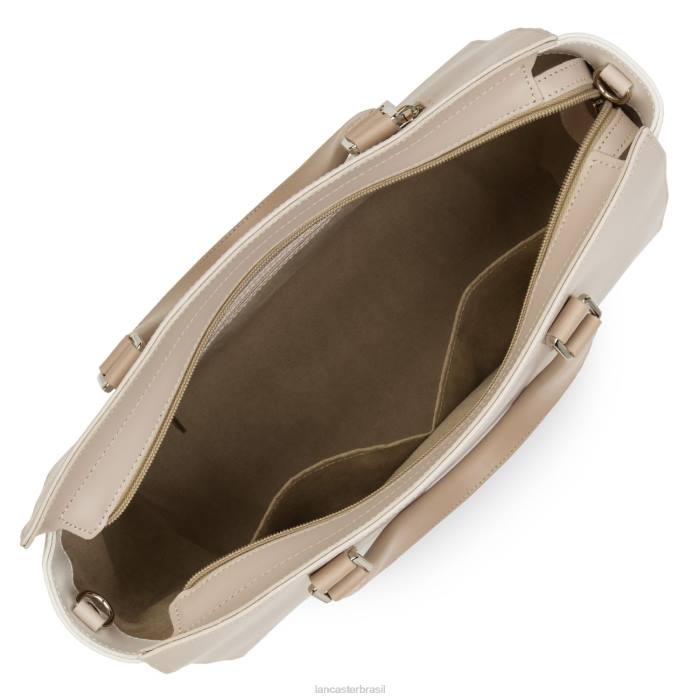 mulheres Lancaster Paris galet rose-cru-nude bolsa grande lisa RBF43148