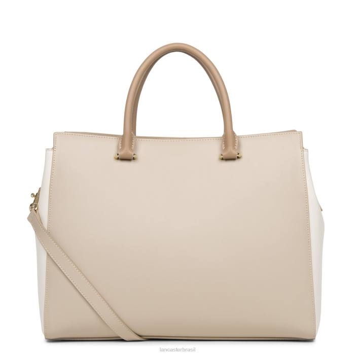 mulheres Lancaster Paris galet rose-cru-nude sacola lisa ou RBF43566