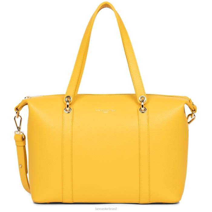 mulheres Lancaster Paris jaune-in-ou bolsa tote foulonne dupla RBF43367