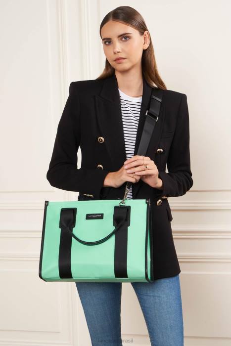 mulheres Lancaster Paris lagoa azul m sacola faculdade básica RBF44473