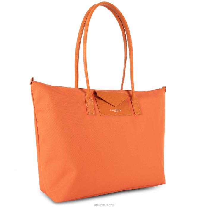 mulheres Lancaster Paris laranja bolsa grande smart kba RBF4626