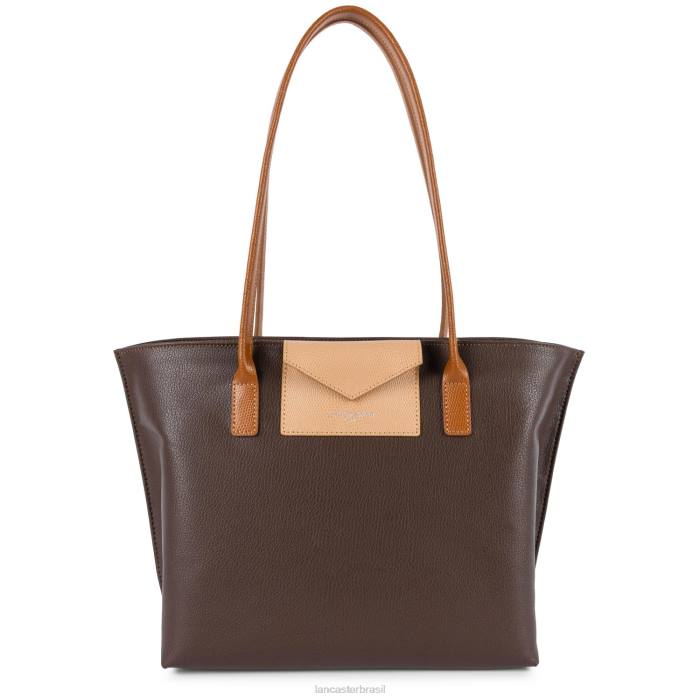 mulheres Lancaster Paris marrom-naturel-camelo bolsa tote maya RBF42832