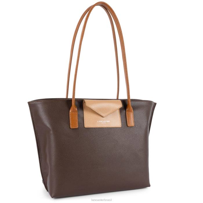 mulheres Lancaster Paris marrom-naturel-camelo bolsa tote maya RBF42832