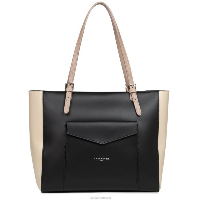 mulheres Lancaster Paris noir-nude clair-nude fonce bolsa lisa RBF43414