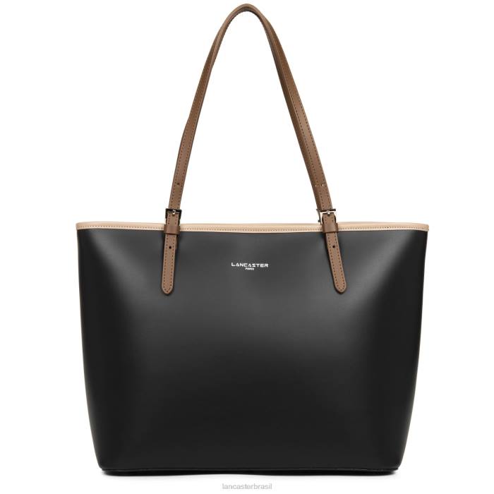 mulheres Lancaster Paris noir-nude-vison bolsa grande lisa RBF43132